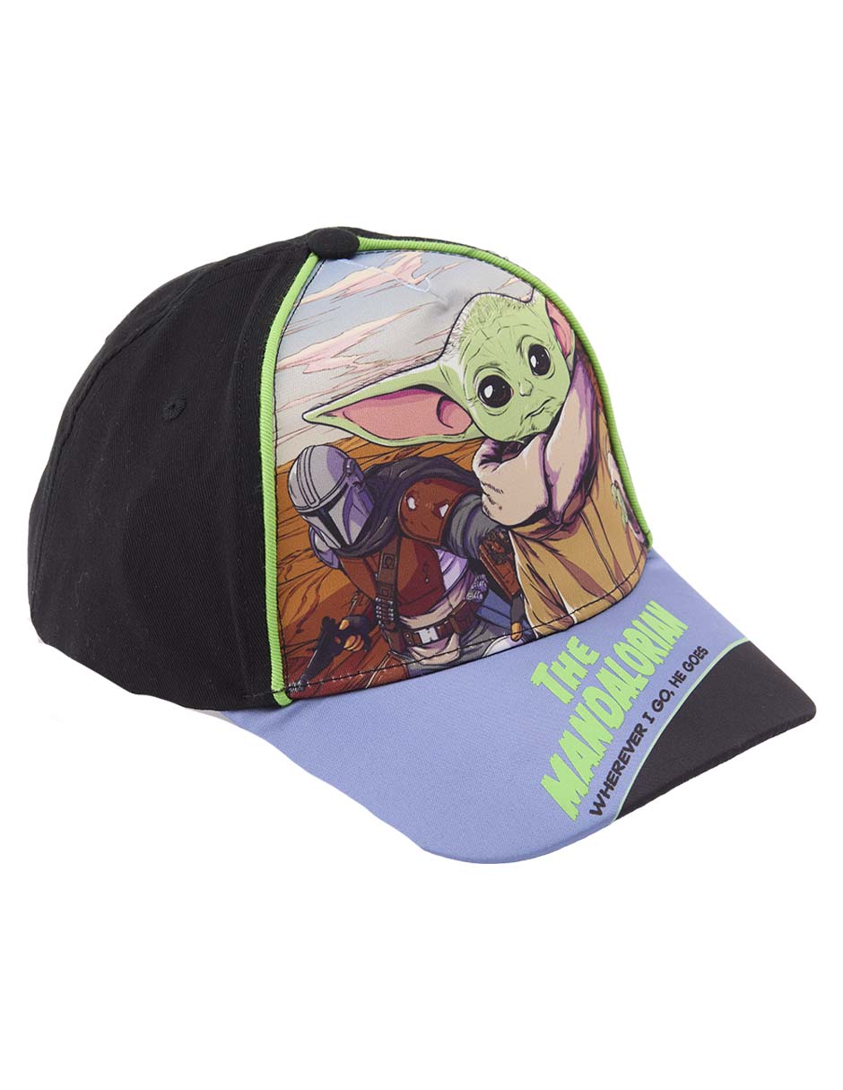 Gorra visera curva snapback The Mandalorian & Grogu para niño 1