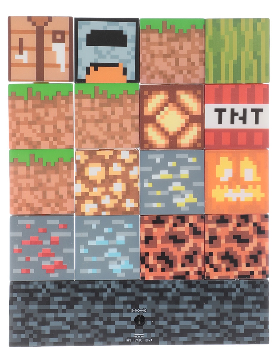 Lámpara Minecraft led Block Building Light