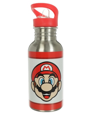 Termo Nintendo de metal Super Mario con tapa rosca