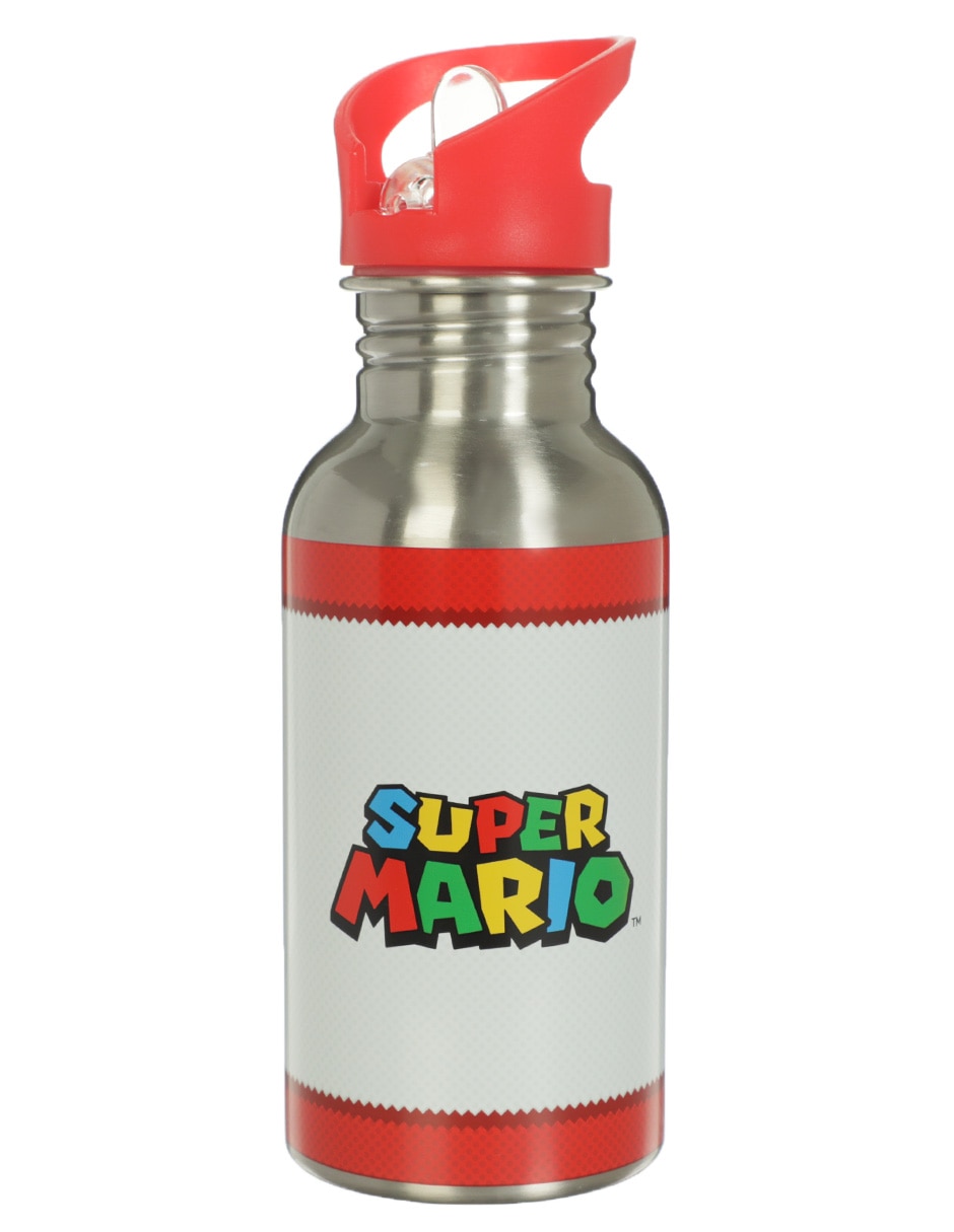 Termo Nintendo de metal Super Mario con tapa rosca