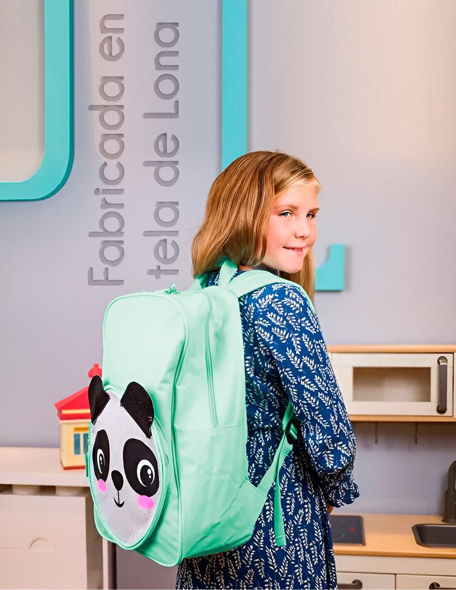 Mochila escolar Panda impermeable 4