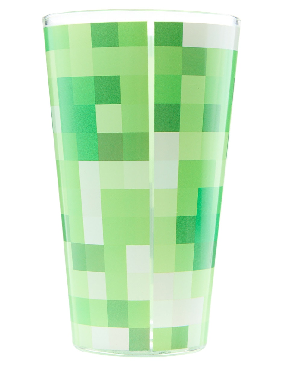 Vaso Minecraft Creeper de vidrio