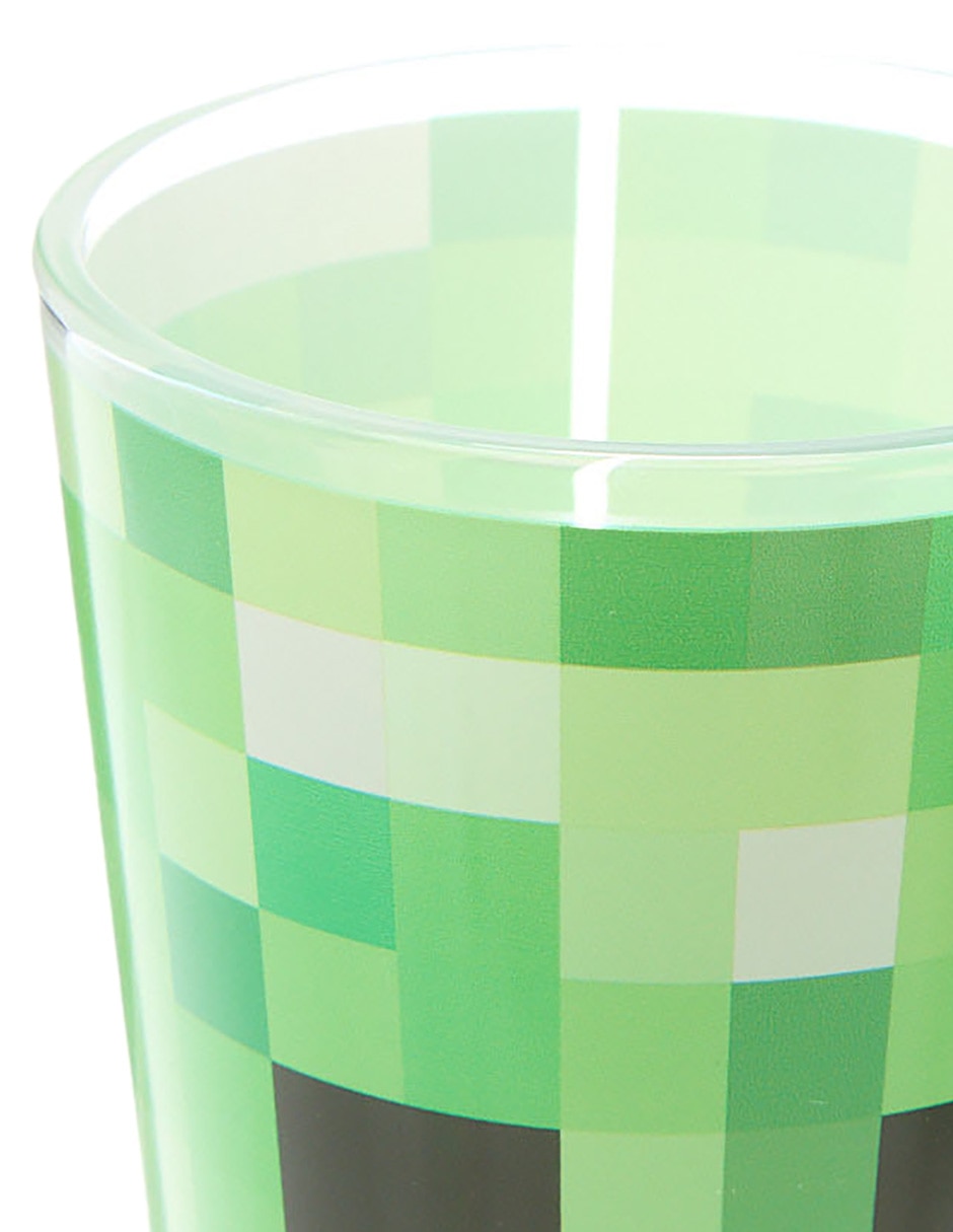 Vaso Minecraft Creeper de vidrio