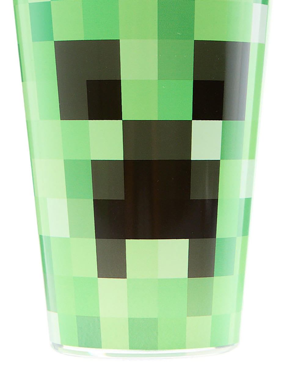Vaso Minecraft Creeper de vidrio