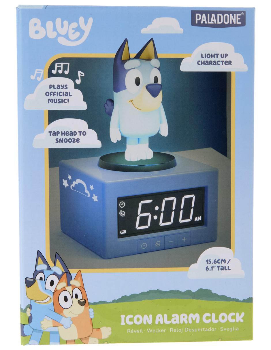 Reloj despertador Bluey goglow