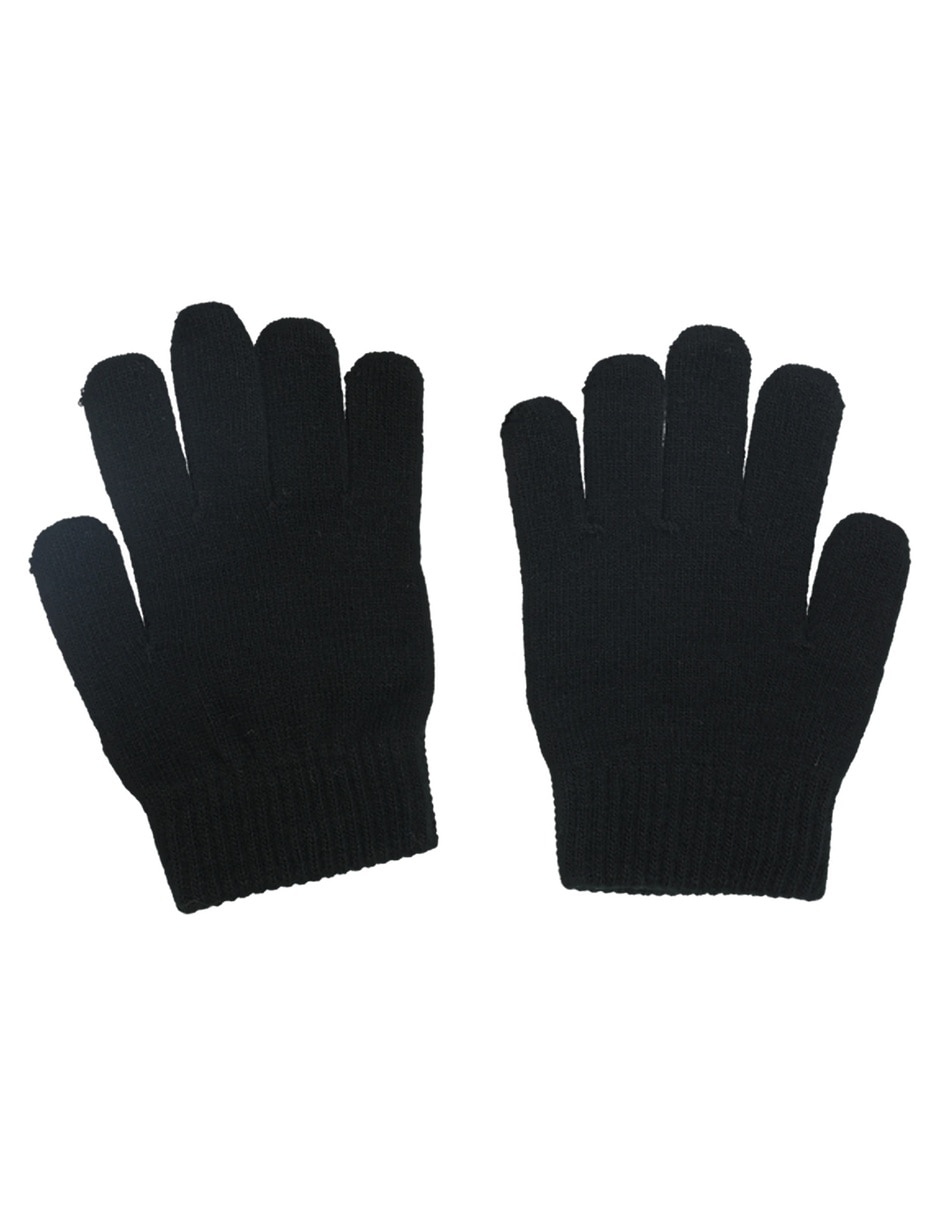 Set gorro y guantes estampado logo con parche de niño 3