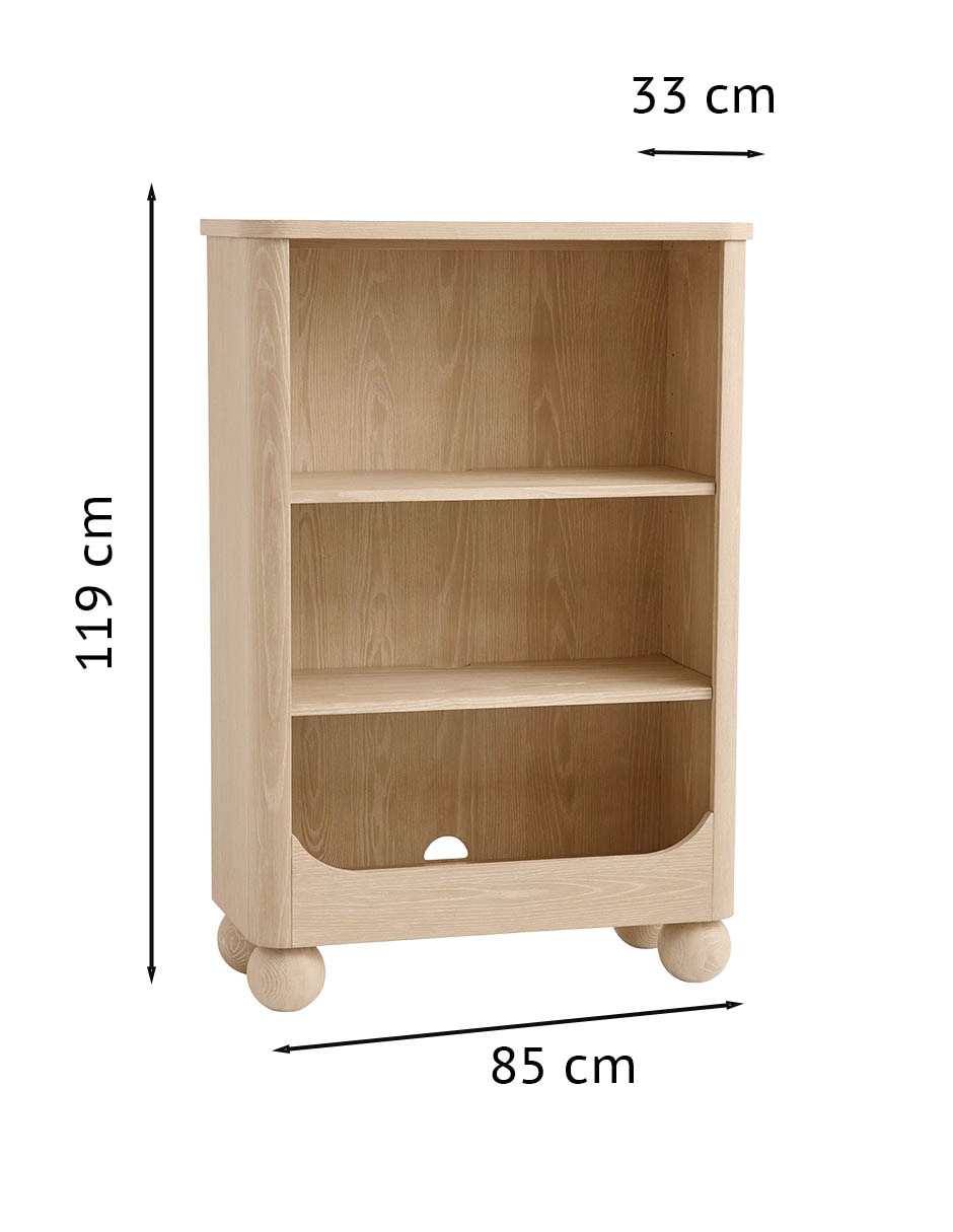 Librero armable Palmer de madera 5