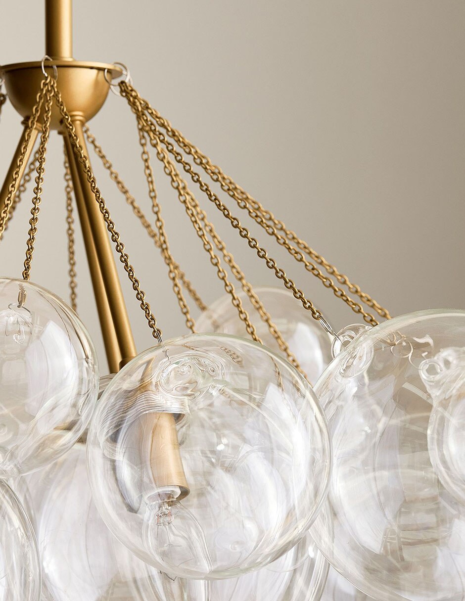 Candelabro de hierro Bubble