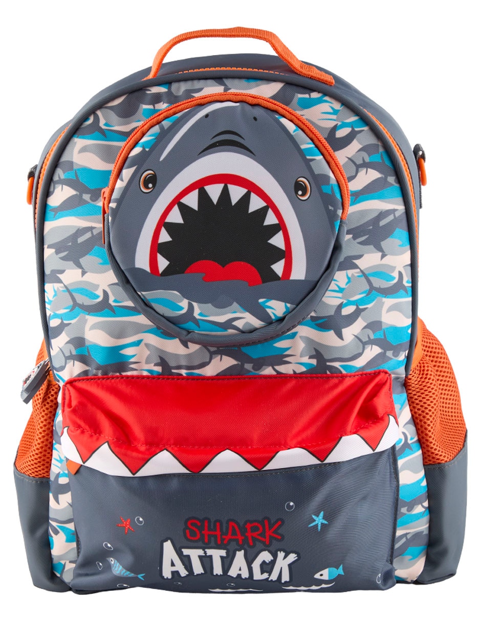 Mochila escolar Tiburón para niño 1