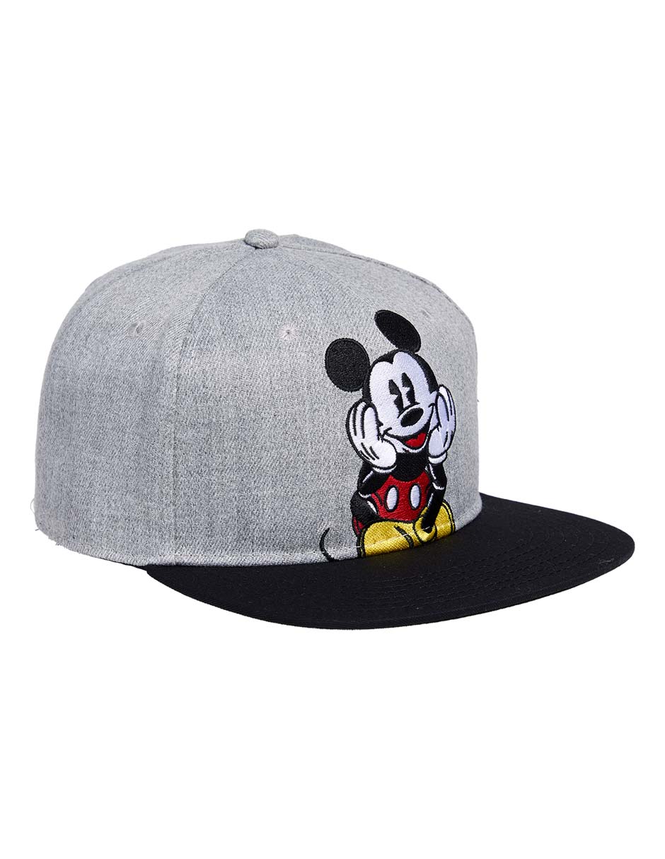 Gorra visera plana correa ajustable Mickey para niño