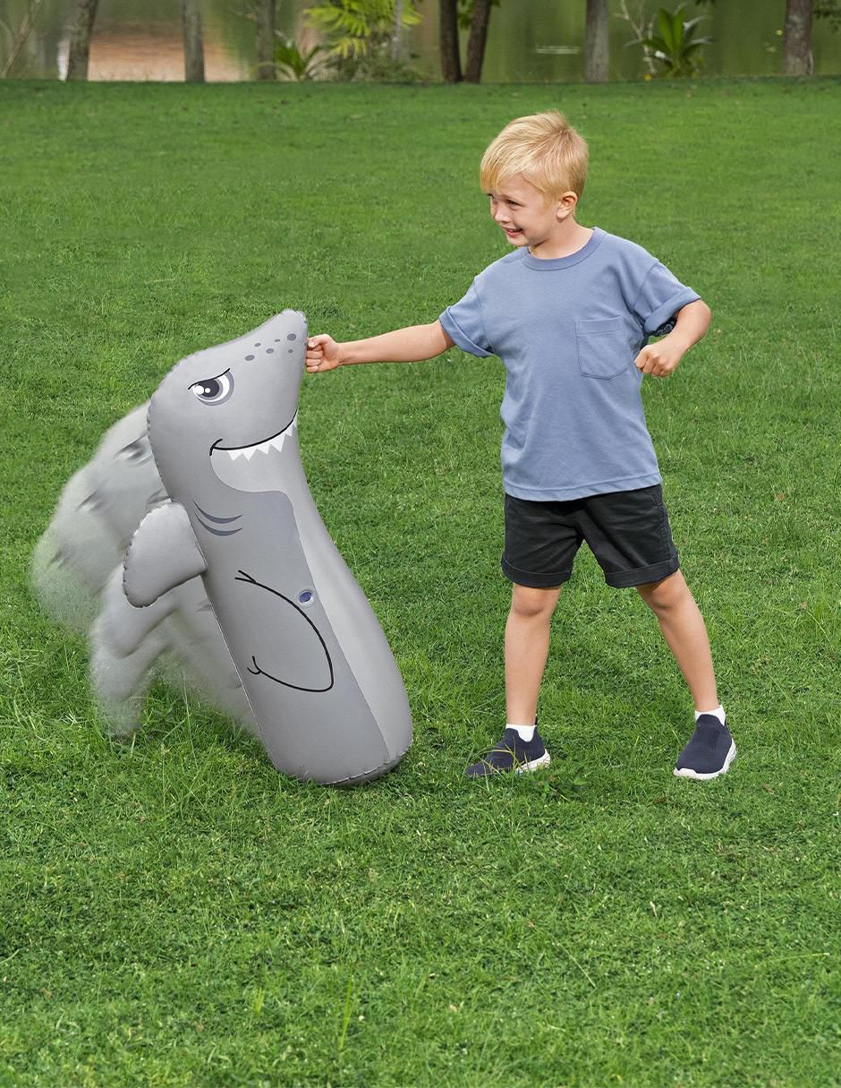Inflable acuático forma de tiburón Importadora la Merced