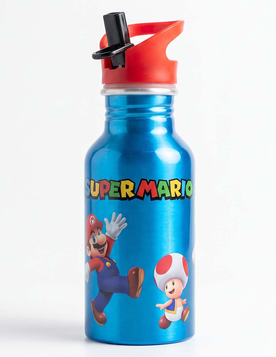 Botella de agua con tapa push pull 530 ml Botella de agua con tapa push pull 530 ml