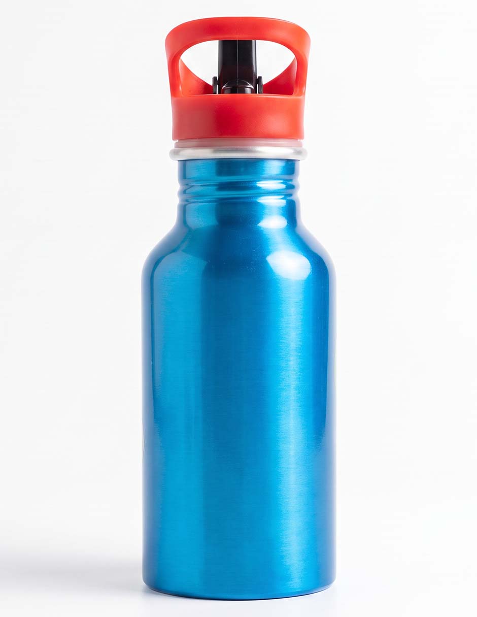 Botella de agua con tapa push pull 530 ml 2