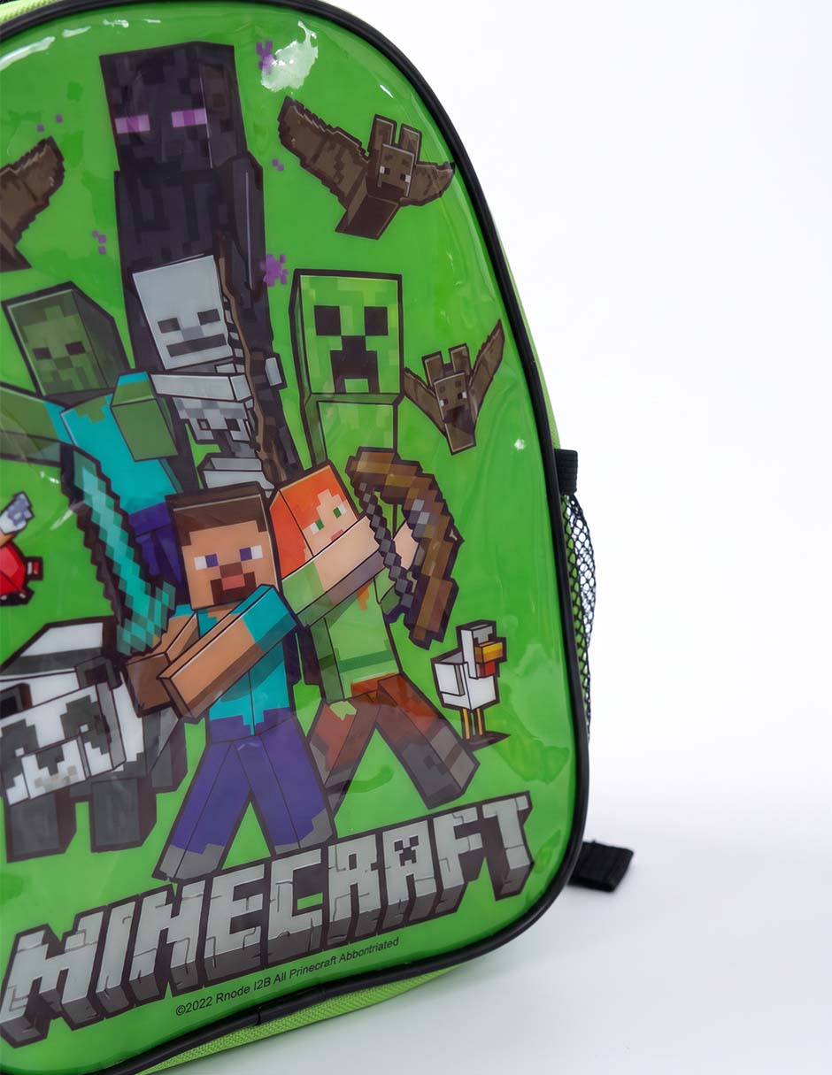 Mochila escolar Minecraft para niño 2