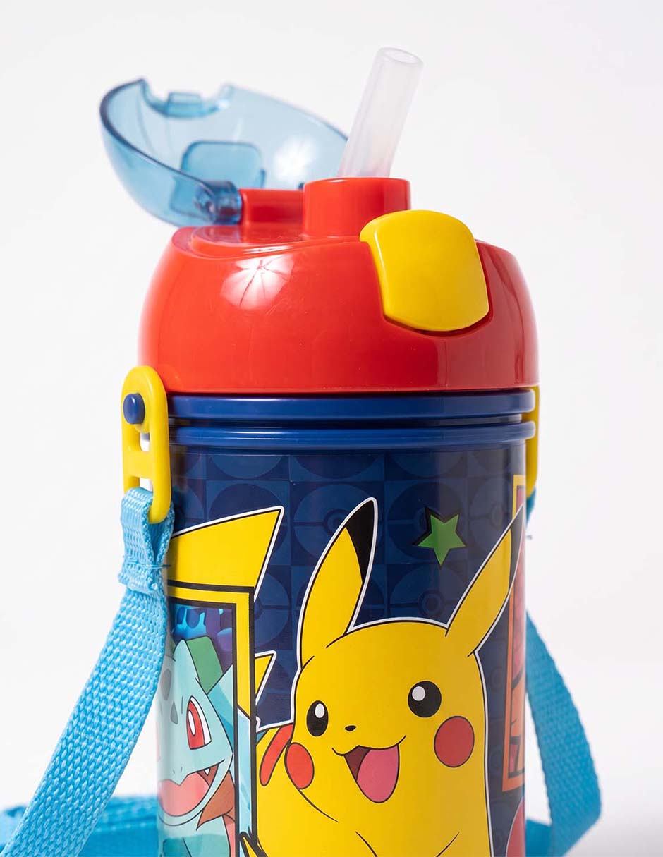 Botella de agua con tapa push pull 620 ml 3