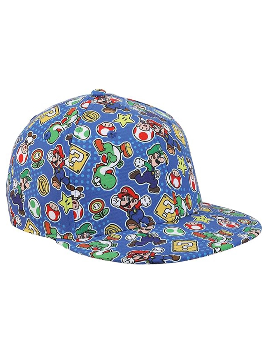 Gorra visera plana broche para niño