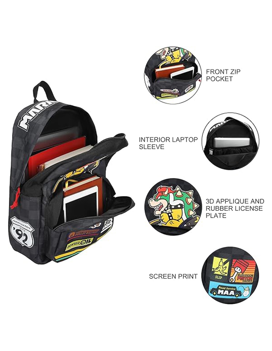 Mochila infantil Mario Kart para niño