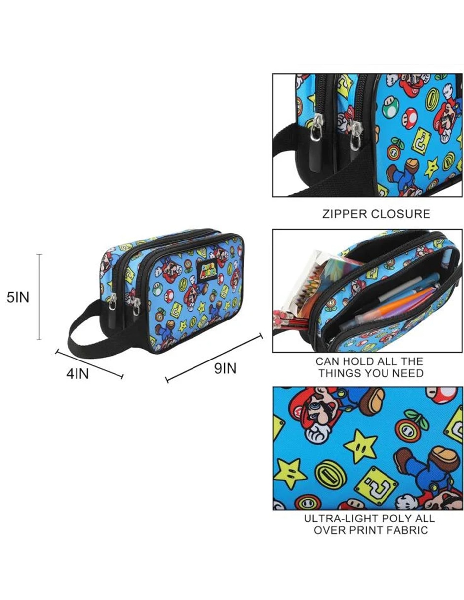 Lapicera Utility Case Super Mario unisex