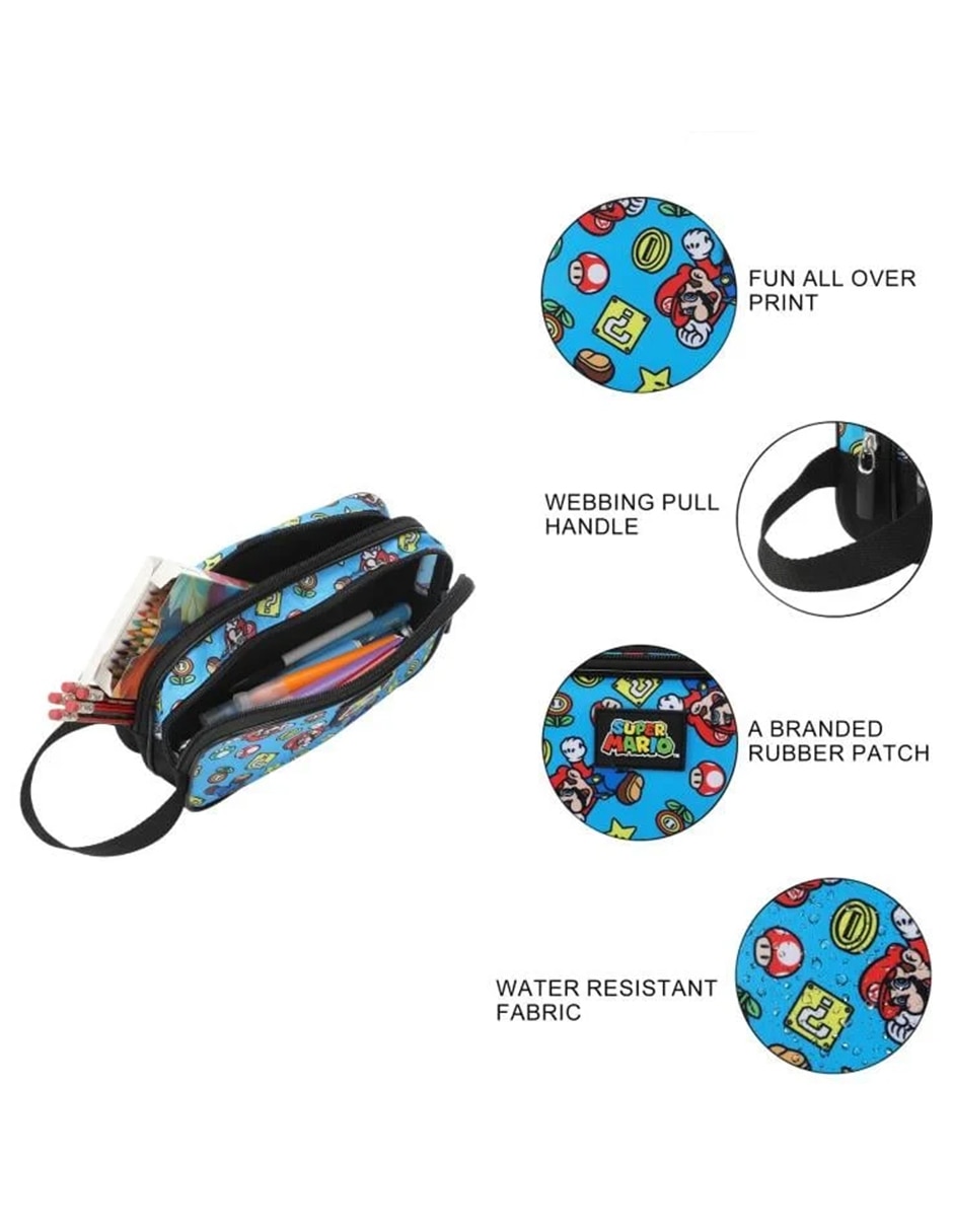 Lapicera Utility Case Super Mario unisex 4